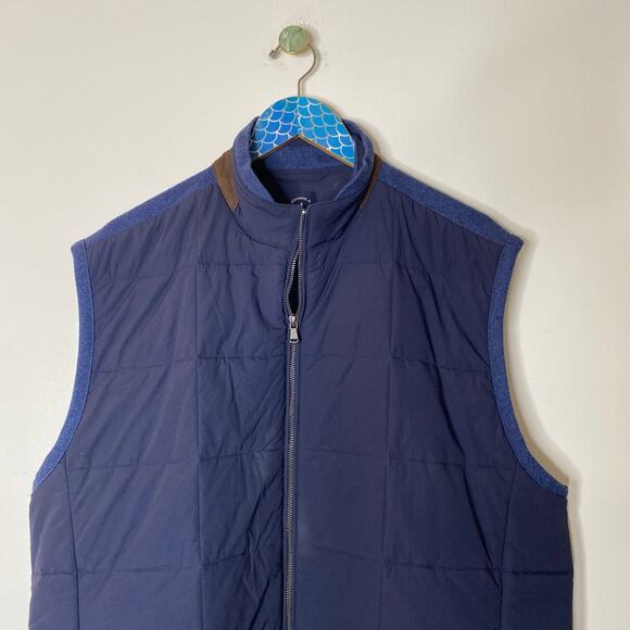 JOHNNIE-O Savard Full Zip Puffer Vest in Twilight Blue Size XL - Picture 3 of 11